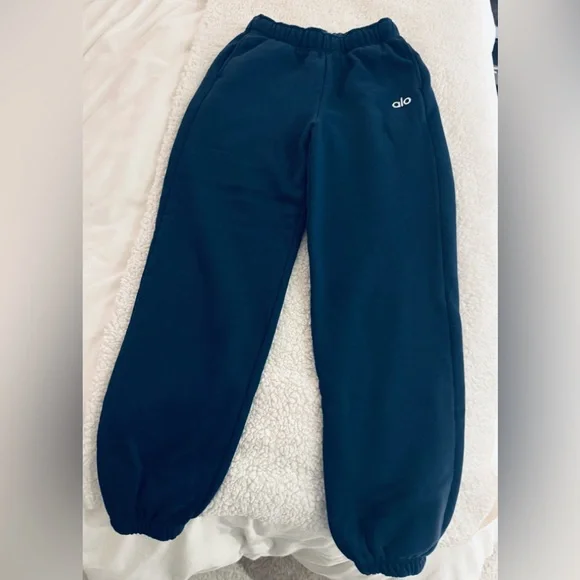 ALO Accolade Navy Sweatpants - Picture 8 of 9